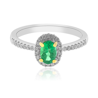 14K Colombian Emerald Gold Ring (CIRARI)