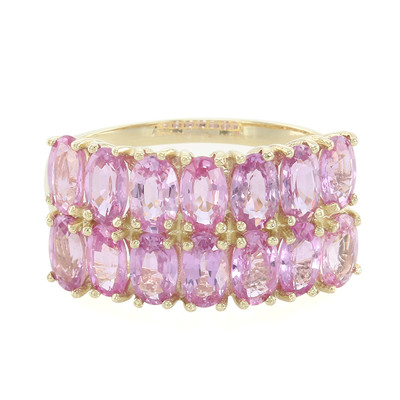 9K Ceylon Pink Sapphire Gold Ring