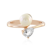 Cream Freshwater Pearl Silver Ring