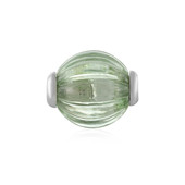 Green Amethyst Silver Pendant (MONOSONO COLLECTION)
