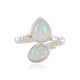 Welo Opal Silver Ring (Granulieren)