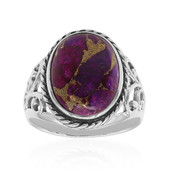 Mohave Purple Copper Turquoise Silver Ring (Art of Nature)