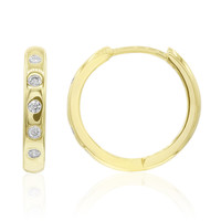 9K SI2 (G) Diamond Gold Earrings