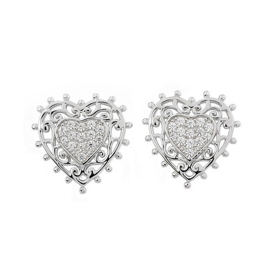 Zircon Silver Earrings (Dallas Prince Designs)