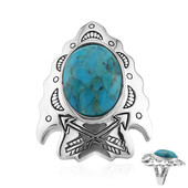 Kingman Blue Mojave Turquoise Silver Ring (Art of Nature)
