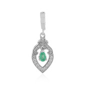 Ethiopian Emerald Silver Pendant