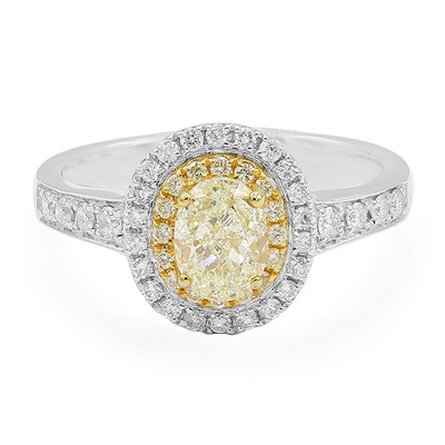 14K Yellow Diamond Gold Ring