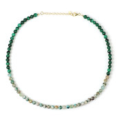 Chrysokolla Silver Necklace (Riya)