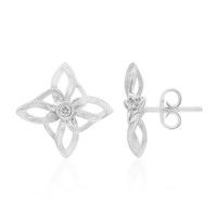 I1 (G) Diamond Silver Earrings