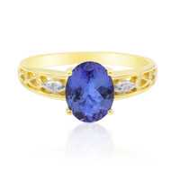 9K AAA Tanzanite Gold Ring (Adela Gold)