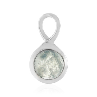 Aquamarine Silver Pendant