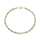 9K Zambian Emerald Gold Bracelet (SUHANA)