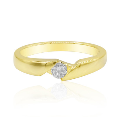 18K VVS2 (F) Diamond Gold Ring (adamantes [!])
