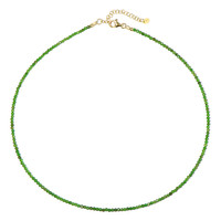 Russian Diopside Silver Necklace