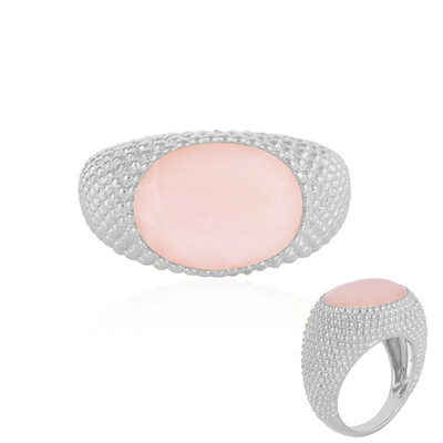 Pink Opal Silver Ring (de Melo)
