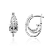Flawless (F) Diamond Platinum Earrings (LUCENT DIAMONDS)
