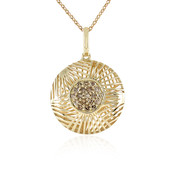 9K I1 Brown Diamond Gold Necklace (Ornaments by de Melo)