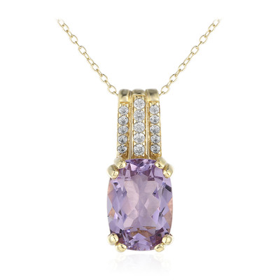 Lavender Amethyst Rhodium Over Silver Pendant with Chain 3.10ctw - CTB900 |  Silver pendant, Sterling silver pendants, Amethyst