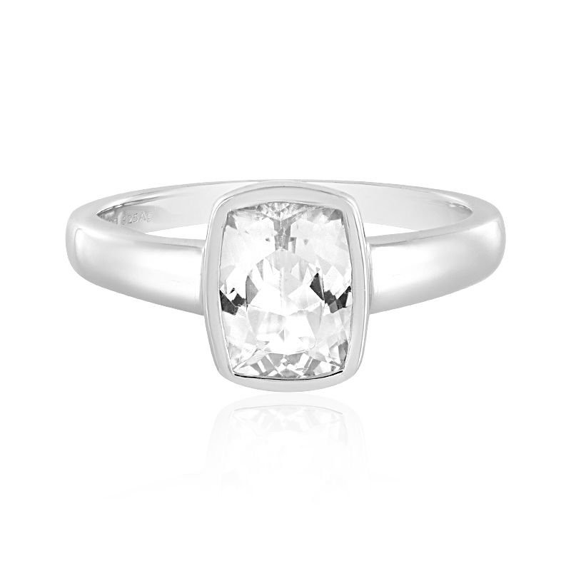 Beautiful Flower Petal Pear Cut Engagement Ring in Sterling Silver – shine  of diamond