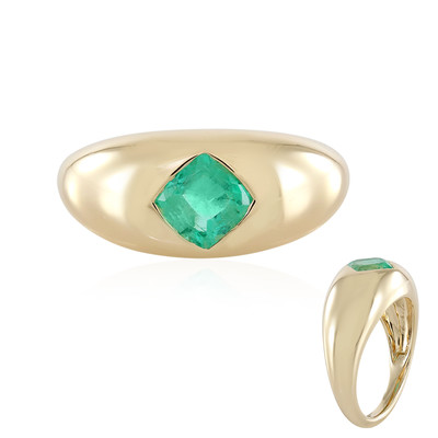 14K Russian Emerald Gold Ring (de Melo)
