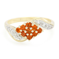 10K Jalisco Imperial Fire Opal Gold Ring