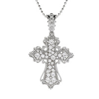 Zircon Silver Necklace (Dallas Prince Designs)