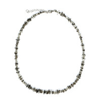 Herkimer Diamond Quartz Silver Necklace