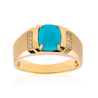 14K Sleeping Beauty Turquoise Gold Ring (CIRARI)