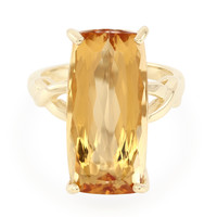 18K AAA Imperial Topaz Gold Ring (AMAYANI)