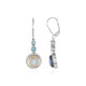 Blue Maniry Labradorite Silver Earrings (KM by Juwelo)