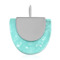 Campitos Turquoise Silver Pendant (Anne Bever)