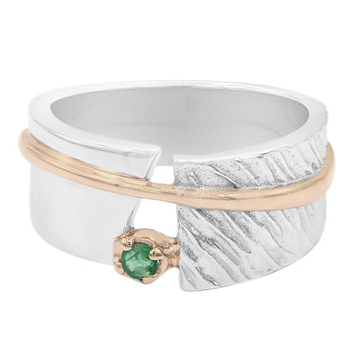 Emerald Silver Ring (MONOSONO COLLECTION)
