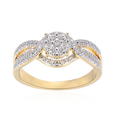 I3 (I) Diamond Brass Ring (Juwelo Style)
