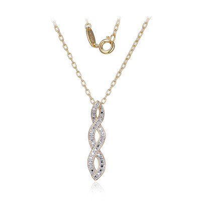 I3 (I) Diamond Brass Necklace (Juwelo Style)