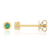 9K Zambian Emerald Gold Earrings (de Melo)