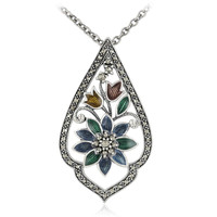 Marcasite Silver Necklace
