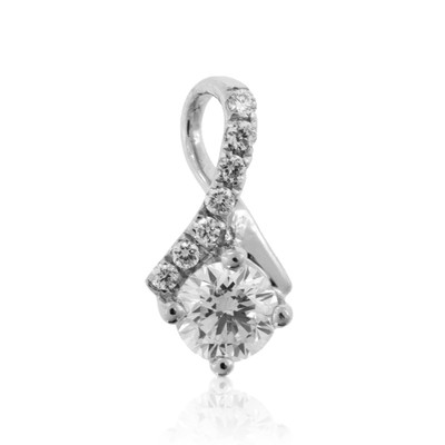 Flawless (F) Diamond Platinium Pendant (LUCENT DIAMONDS)