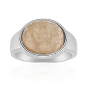 Morganite Silver Ring