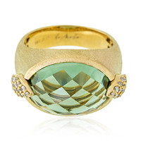 14K Rio Grande Green Amethyst Gold Ring (de Melo)
