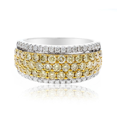 14K SI Yellow Diamond Gold Ring (CIRARI)
