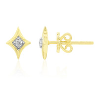 9K SI2 (G) Diamond Gold Earrings