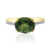9K Green apatite Gold Ring (Tenner Diniz)