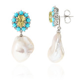 Freshwater pearl Silver Earrings (Dallas Prince Designs)