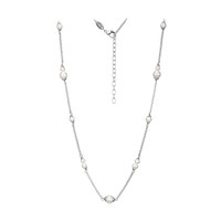 Freshwater pearl Brass Necklace (Juwelo Style)