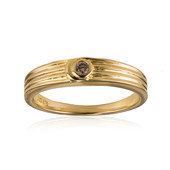 9K SI1 Champagne Diamond Gold Ring