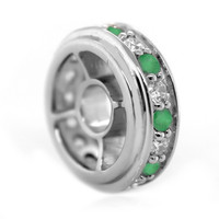 Socoto Emerald Silver Pendant