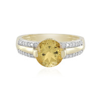 9K Golden Beryl Gold Ring