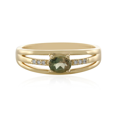 9K Oregon Sunstone Gold Ring