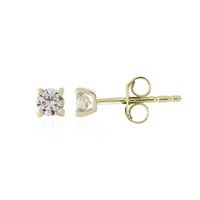 9K VS2 Brown Diamond Gold Earrings