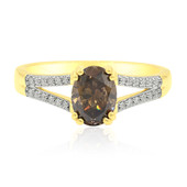 18K SI1 Argyle Cognac Diamond Gold Ring (Mark Tremonti)